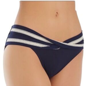 Robin Piccone Abi Navy and White Bikini Bottom